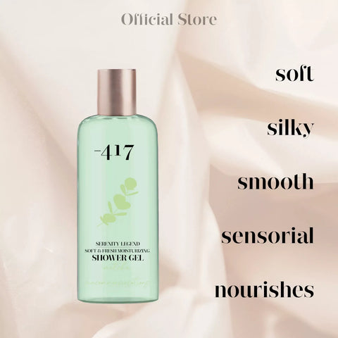 '-417 Dead Sea Vegan Fresh Moisturizing Shower Gel Wash Matcha | 350ml/11.8fl.oz