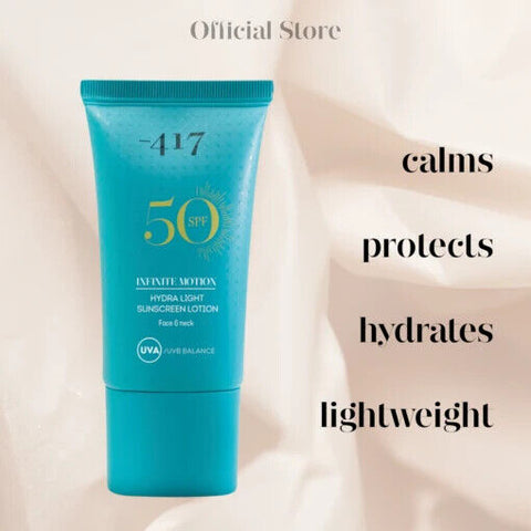 '-417 Vegan Dead Sea Mineral Lightweight SPF 50 Sunscreen Lotion | 50ml/1.6fl.oz