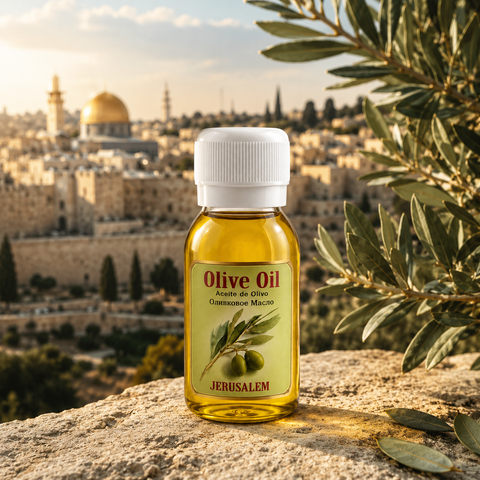 Pure Virgin Olive Oil Blessed in Jerusalem Church - Holy Land Anointing Oil (Copy)