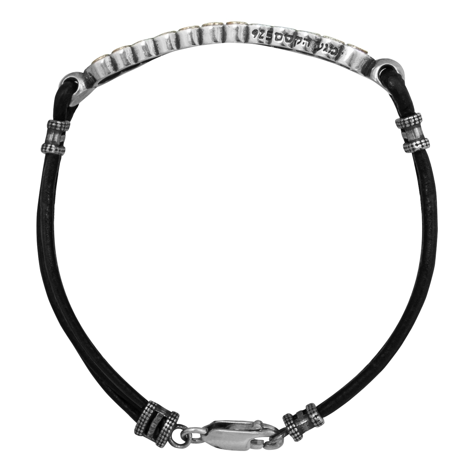 Men's Kabbalah Bracelet The Priestly Breastplate Hoshen 12 Tribes Sterling Silver