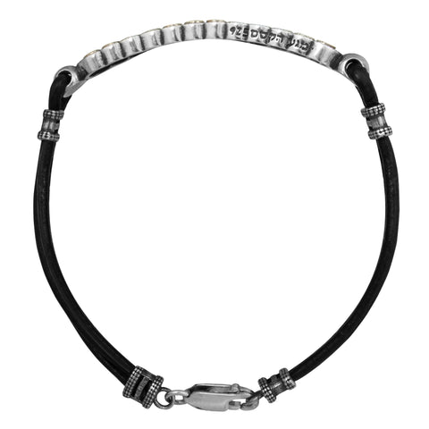 Men's Kabbalah Bracelet The Priestly Breastplate Hoshen 12 Tribes Sterling Silver