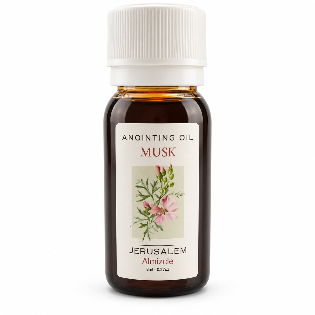Blessed Holy Land Musk Anointing Oil — 50ml Authentic Jerusalem Prayer & Worship Blend