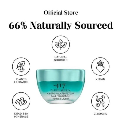 '-417 Dead Sea Nourishing Moisturizer Face Cream for Wrinkles Vegan (50ml/1.6oz)