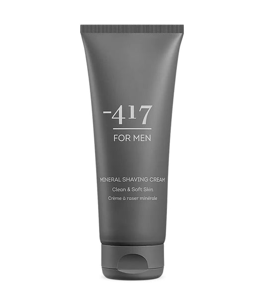 '-417 Dead Sea Vegan Moisturising Exfoliating Shaving Cream For Men | 100ml 3.3fl.oz