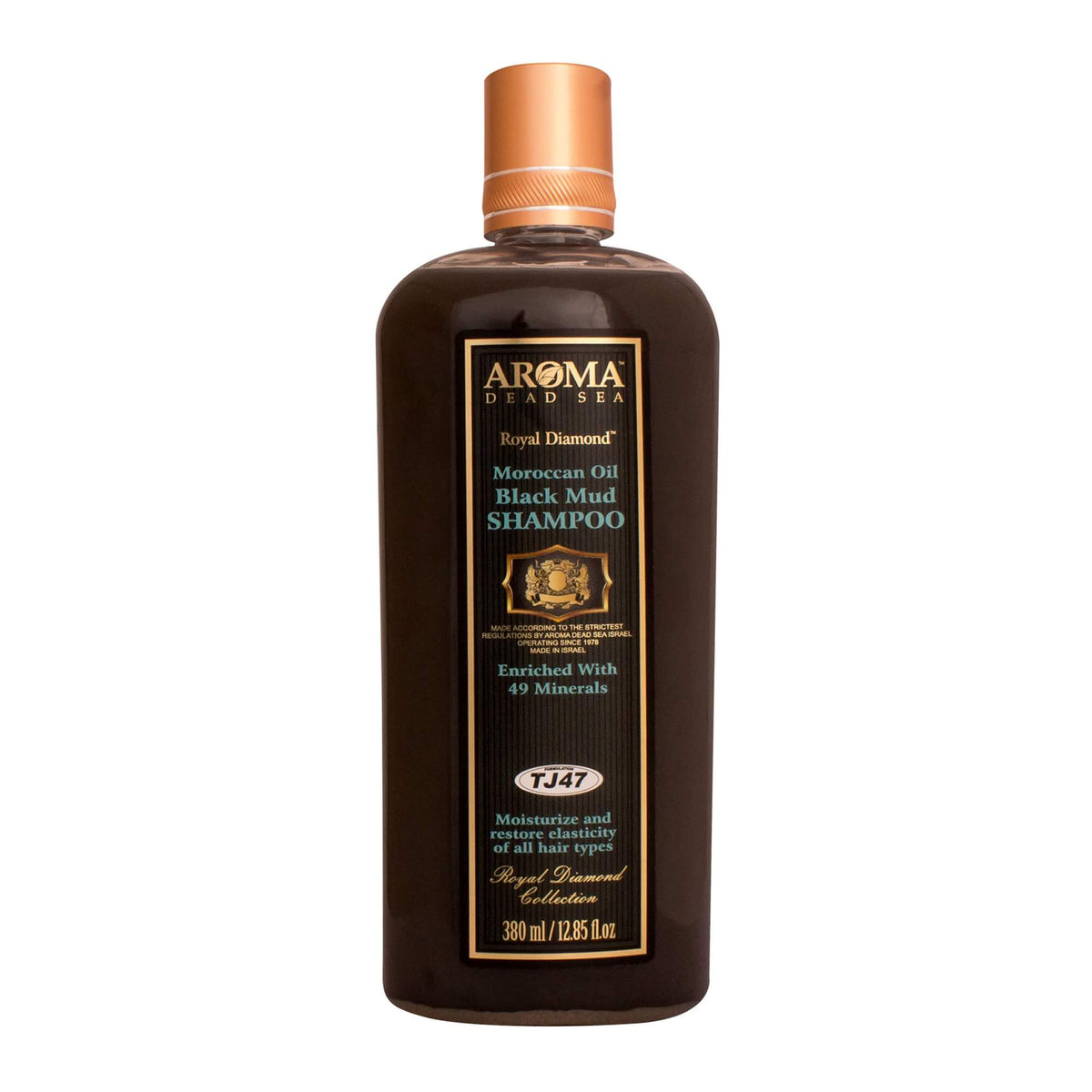 Black Mud Shampoo with Argan Oil by Aroma Dead Sea 12,85 fl.oz (380 ml)