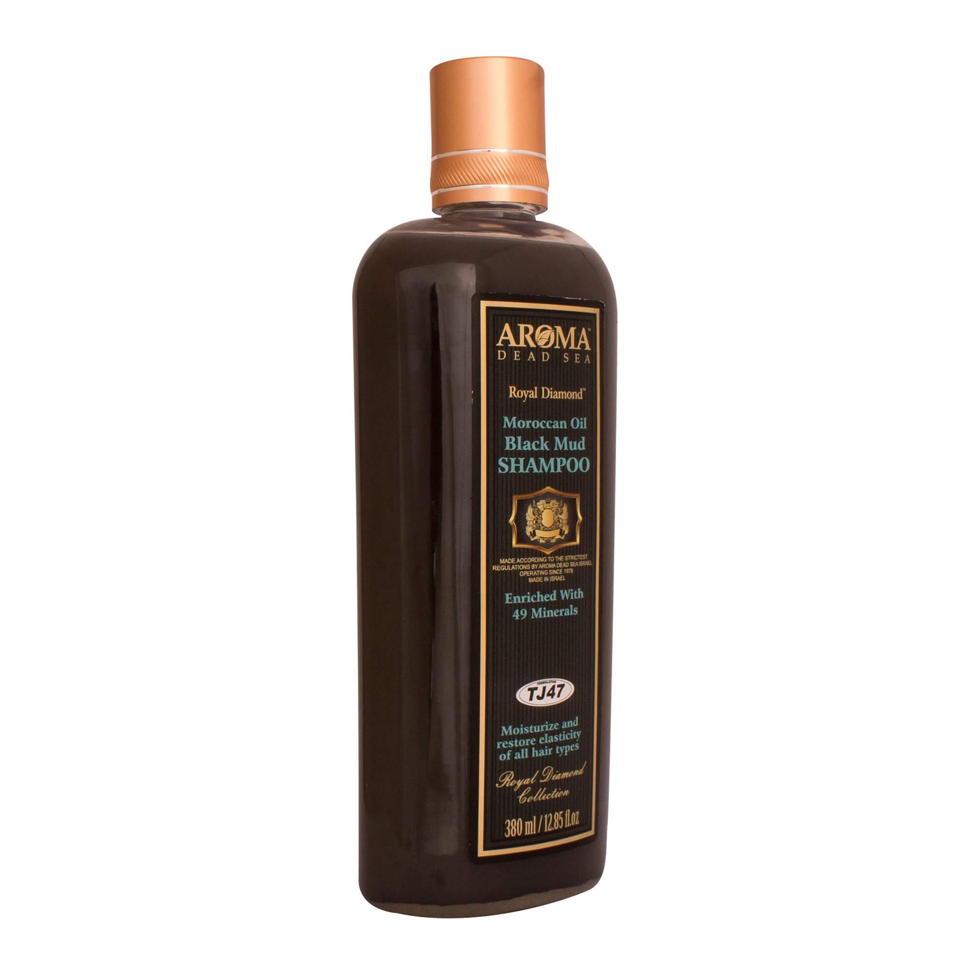 Black Mud Shampoo with Argan Oil by Aroma Dead Sea 12,85 fl.oz (380 ml)