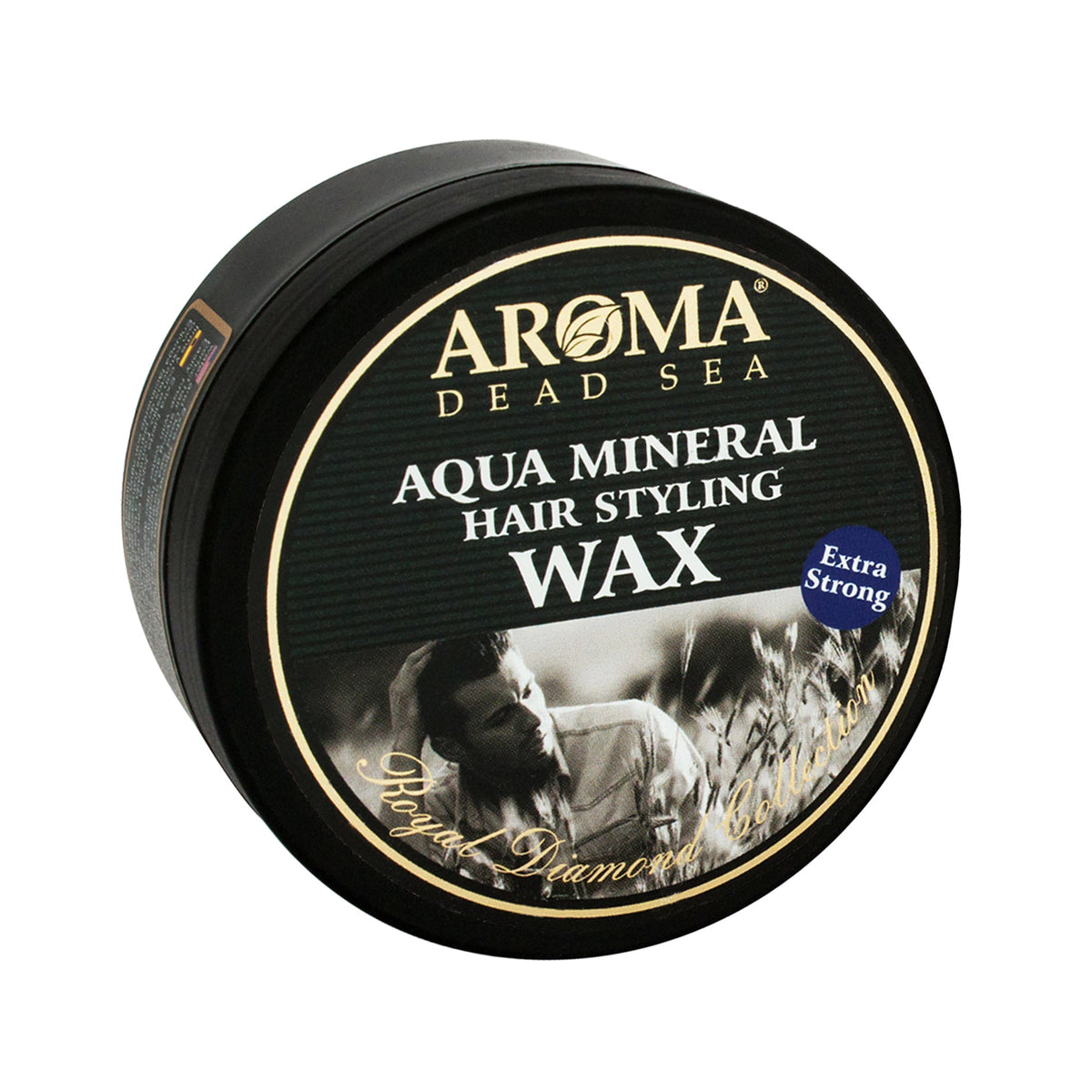 Natural Aqua Mineral Hair Styling Matte Wax for Men Strong Hold by Aroma Dead Sea 4 fl.oz (100ml)