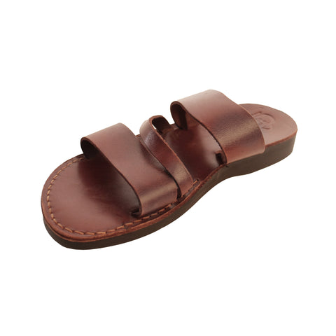 Men’s Authentic Leather Jesus Sandals – Biblical Footwear from the Holy Land