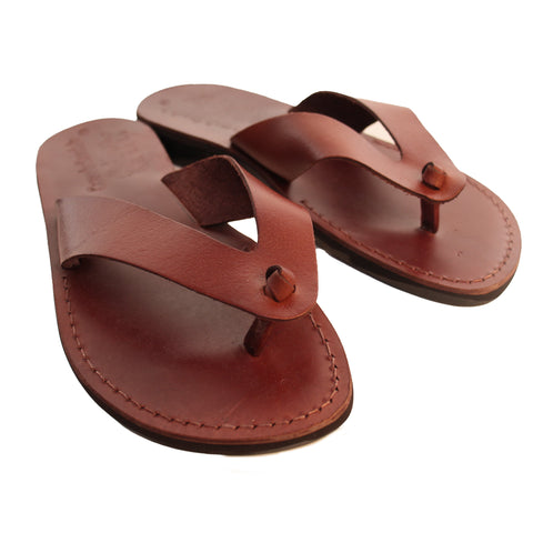 Unisex Leather Jesus Sandals Flip Flops – Authentic Holy Land Footwear
