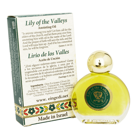 Ein Gedi Pure Authentic Anointing Oil Lily of the Valleys Blessed from Jerusalem 0,25fl.oz/7,5 ml-2