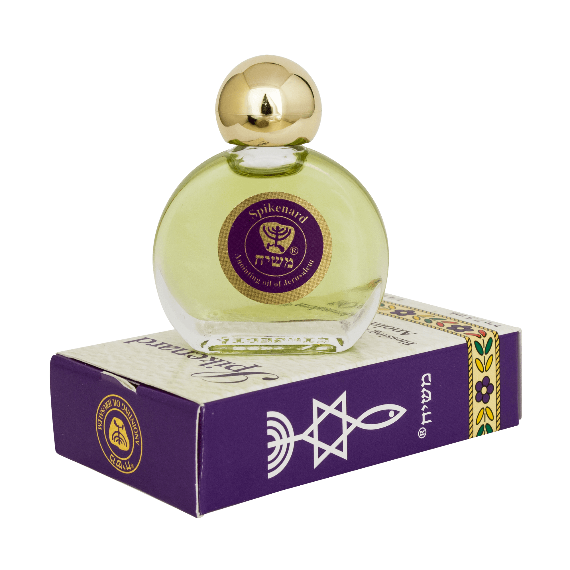Ein Gedi Pure Authentic Anointing Oil Spikenard Blessed from Jerusalem 0,25fl.oz/7,5 ml