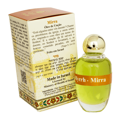 Authentic Anointing Oil Myrrh by Ein Gedi Blessed from Jerusalem 0,4fl.oz/12 ml