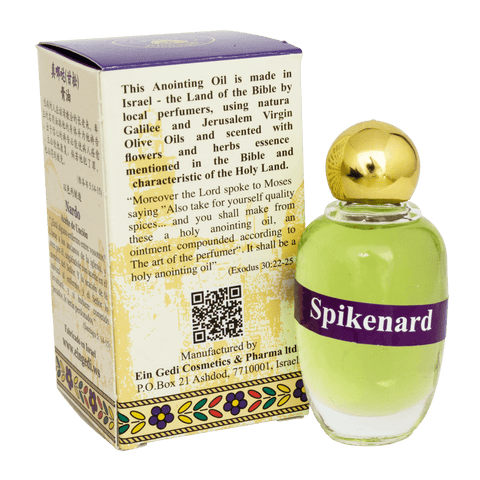 Authentic Anointing Oil Spikenard by Ein Gedi Blessed from Jerusalem 0,4fl.oz/12 ml