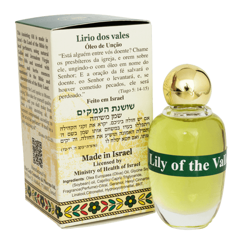 Authentic Anointing Oil Lily of the Valleys by Ein Gedi Blessed from Jerusalem 0,4fl.oz/12 ml