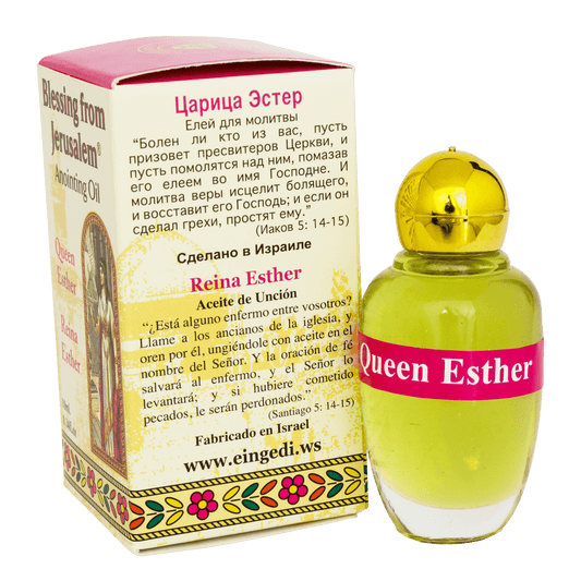 Authentic Anointing Oil Queen Esther by Ein Gedi Blessed from Jerusalem 0,34fl.oz/10 ml