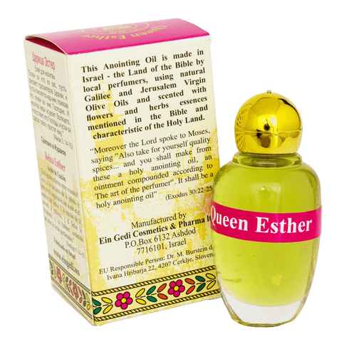 Authentic Anointing Oil Queen Esther by Ein Gedi Blessed from Jerusalem 0,34fl.oz/10 ml