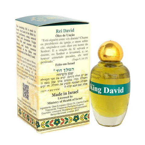 Authentic Anointing Oil King David by Ein Gedi Blessed from Jerusalem 0,4fl.oz/12 ml