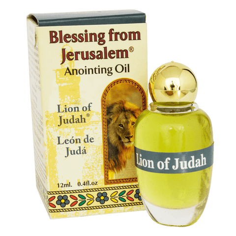 Authentic Anointing Oil Lion of Judah by Ein Gedi Blessed from Jerusalem 0,4fl.oz/12 ml