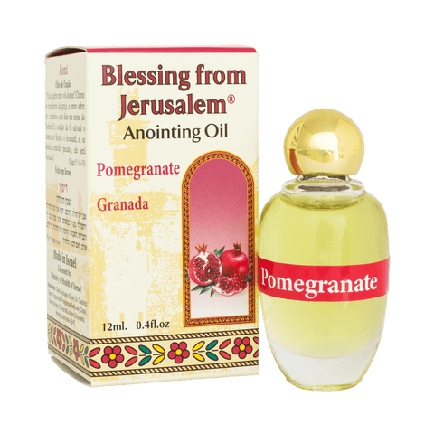 Authentic Anointing Oil Pomegranate by Ein Gedi Blessed from Jerusalem 0,4 fl.oz (12 ml)