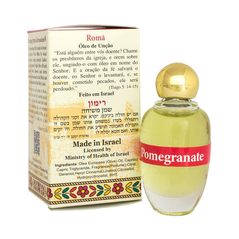 Authentic Anointing Oil Pomegranate by Ein Gedi Blessed from Jerusalem 0,4 fl.oz (12 ml)