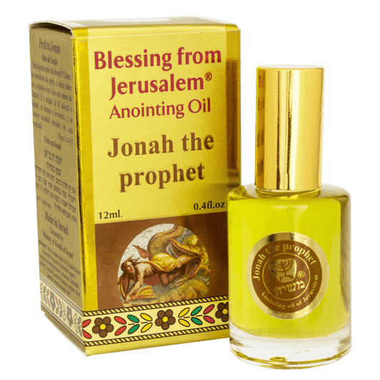 Ein Gedi Anointing Oil Jonah the Prophet Blessed in Jerusalem from Holy Land 0,4 fl.oz/12ml