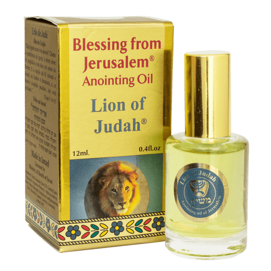 Ein Gedi Anointing Oil Lion of Judah Biblical Spices Perfume from Holy Land 0,4 fl.oz/12ml