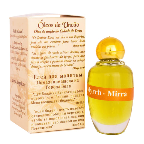 Blessing Perfume Essence Myrrh by Jerusalem High Quality Anointing Oil by Ein Gedi 0,34 fl. oz