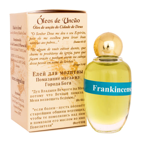 Perfume Essence Frankincense Blessing by Jerusalem High Quality Anointing Oil by Ein Gedi 0,34 fl. oz