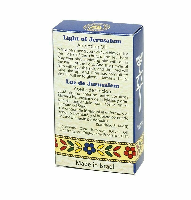 Set of 2 pcs Blessed Aromatic Anointing Oils by Ein Gedi 0.25fl.oz/7.5 ml each