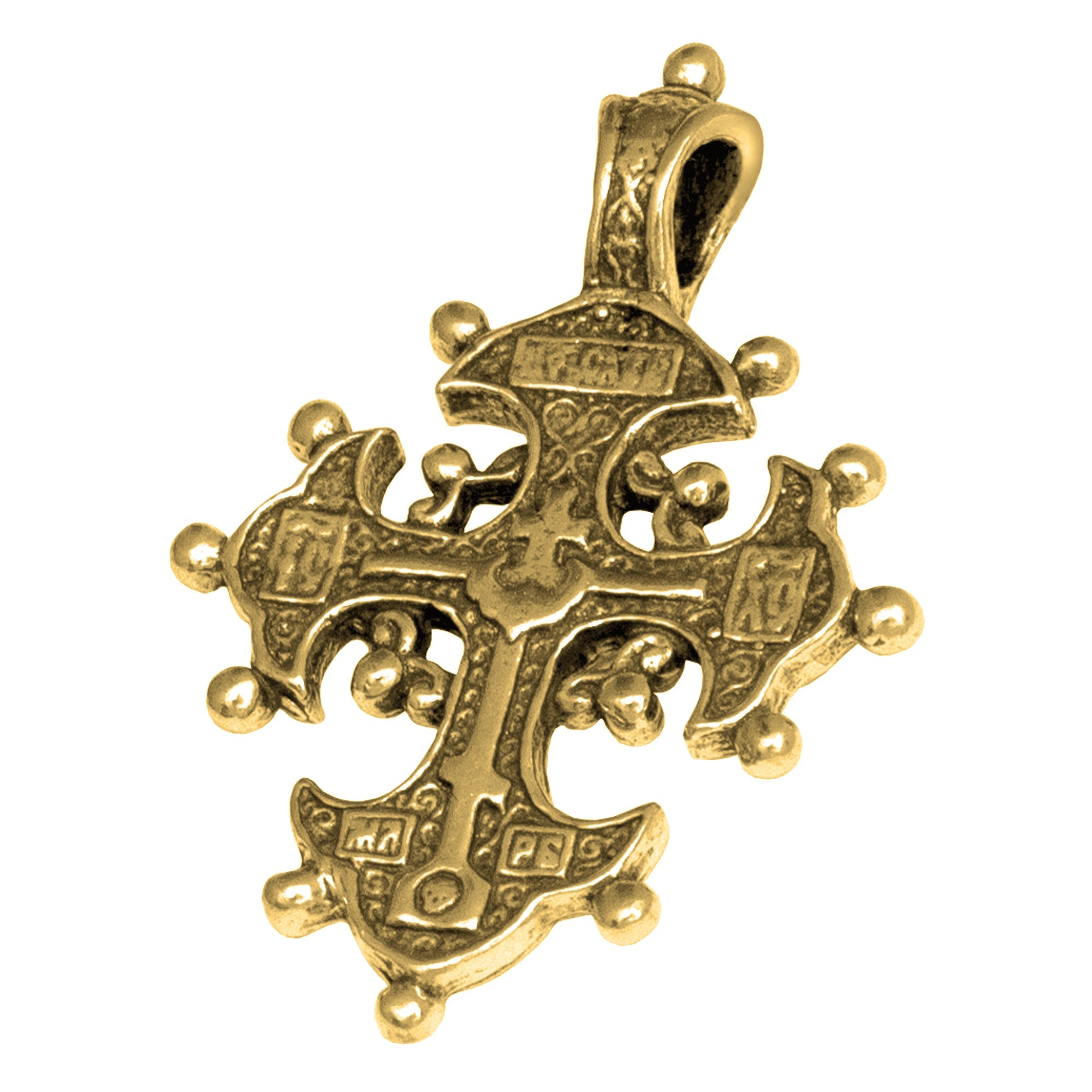 Orthodox Pectoral Tsata Cross Church Crown's Silver 925 Consecrated in Jerusalem - Holy Land Store