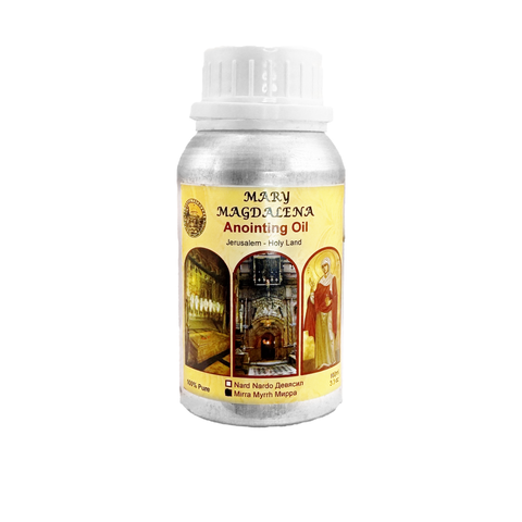 100% Pure Blessed Anointing Oil Mary Magdalena Myrrh Scented Jerusalem Holy Land - 3.3fl.oz/100ml