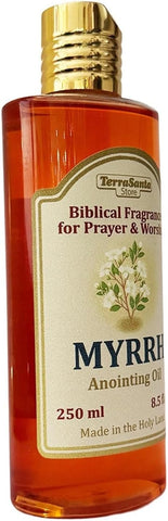 Holy Land myrrh anointing oil, Exodus tradition