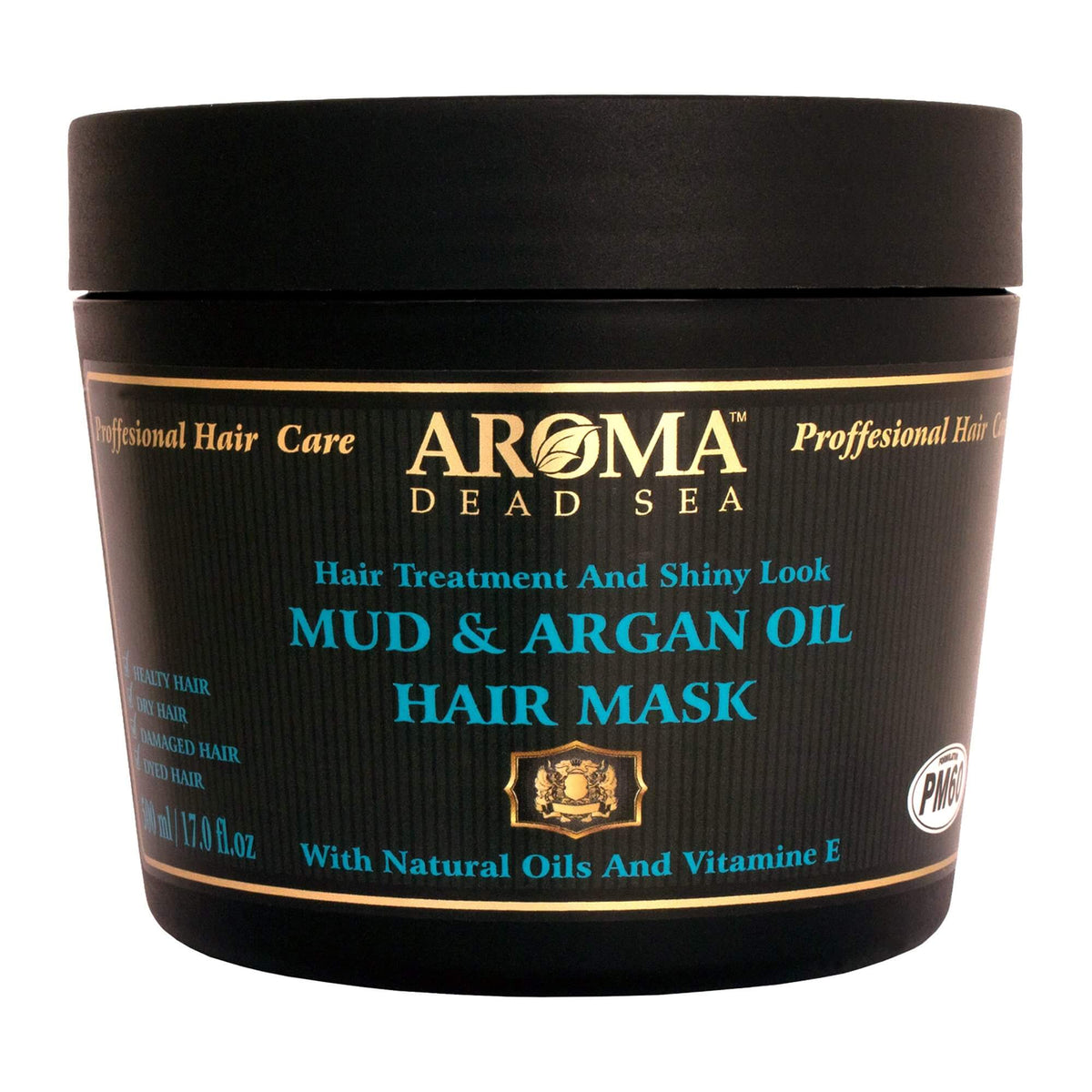 Hair Care Mask with Natural Black Mud & Argan Oil from Aroma Dead Sea 17 fl.oz