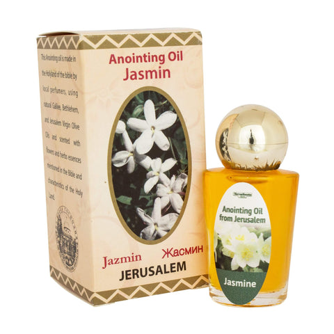 Anointing Oil Jasmine from Holy Land Blessed in Jerusalem by Terra Santa 0,6 fl.oz (20 ml)