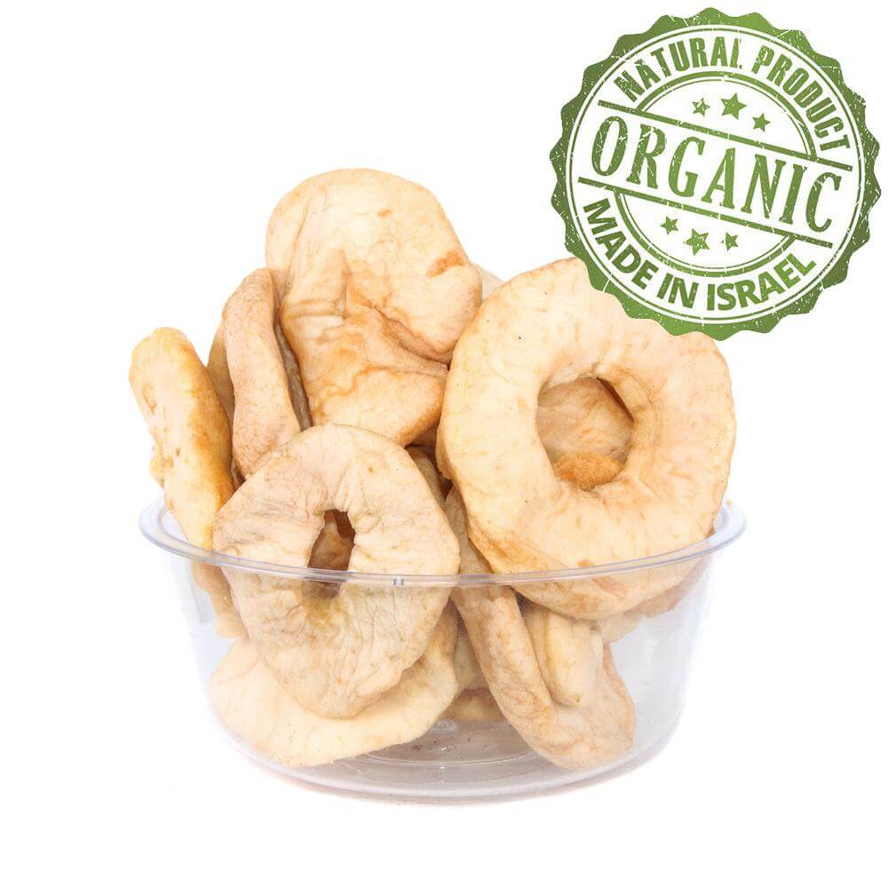 100% Organic Premium Dried Apples Pure Kosher Natural Israeli Dry Fruit