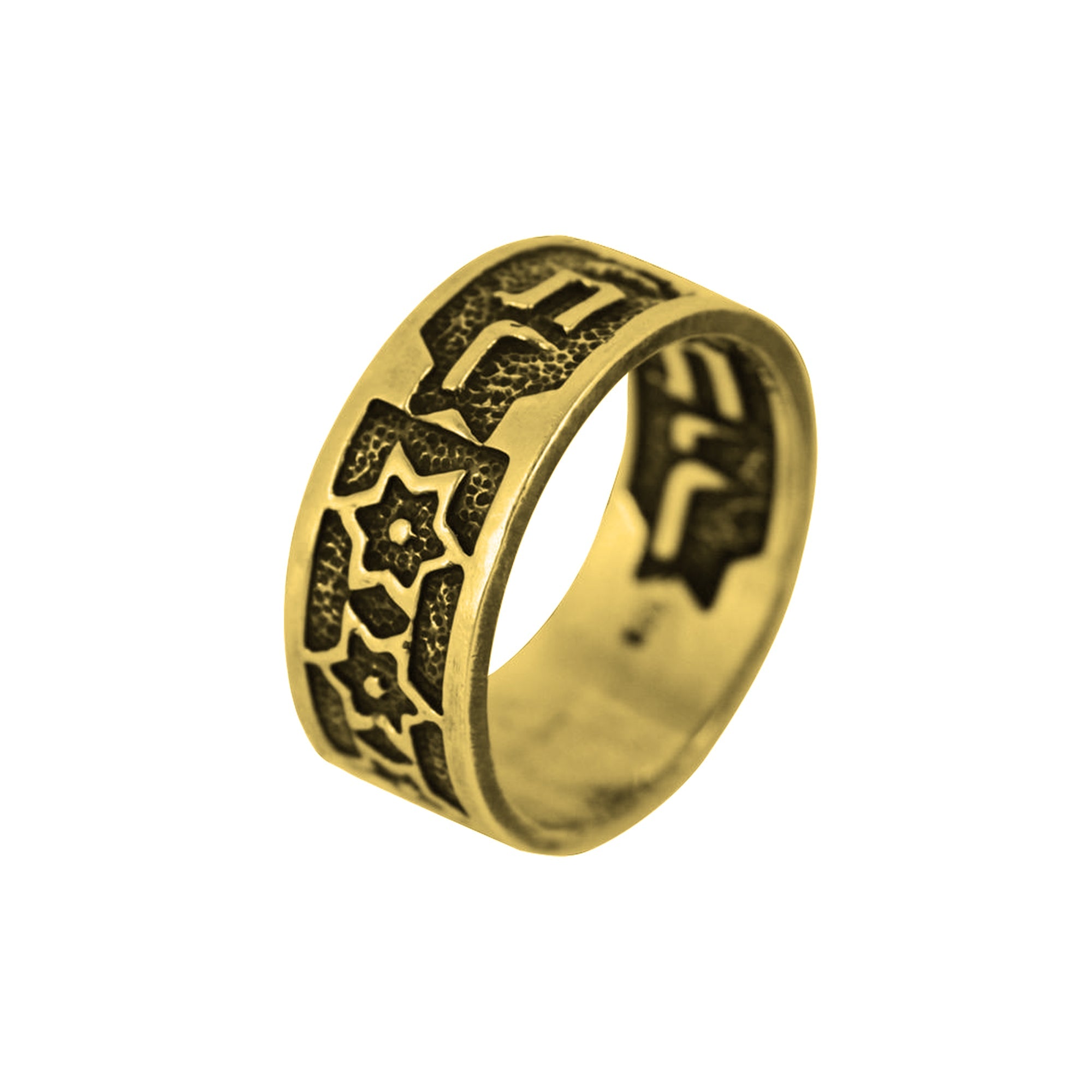 King Solomon's Kabbalah Ring "It will pass - And this too shall pass" Silver 925