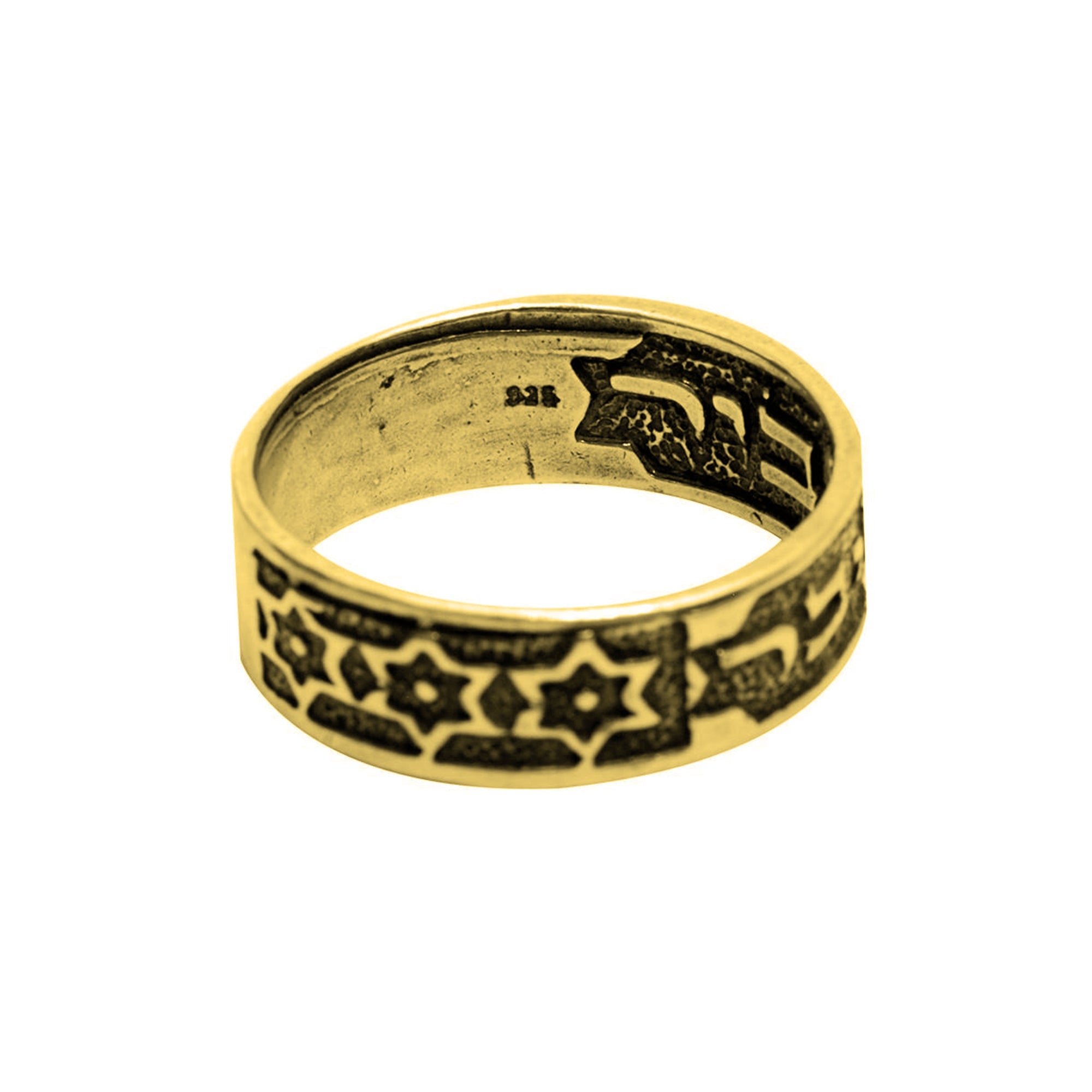 King Solomon's Kabbalah Ring "It will pass - And this too shall pass" Silver 925