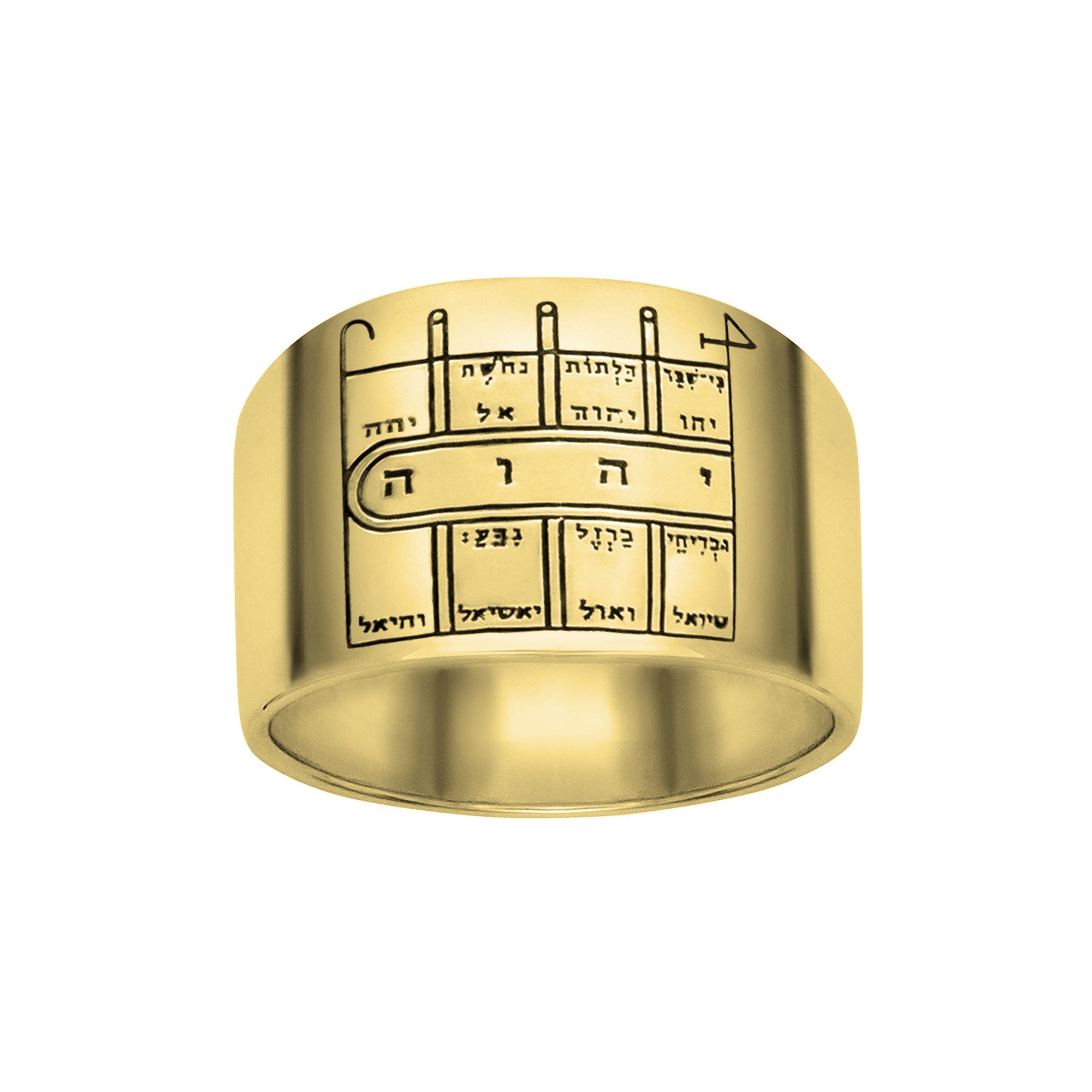 Path Clearing Seal King Solomon Ring Amulet Kabbalah Silver 925 (6-13 size)