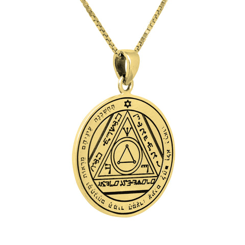 King Solomon Seal Pendant Amulet of Energy Concentration. The Sixth Seal of the Sun Silver 925