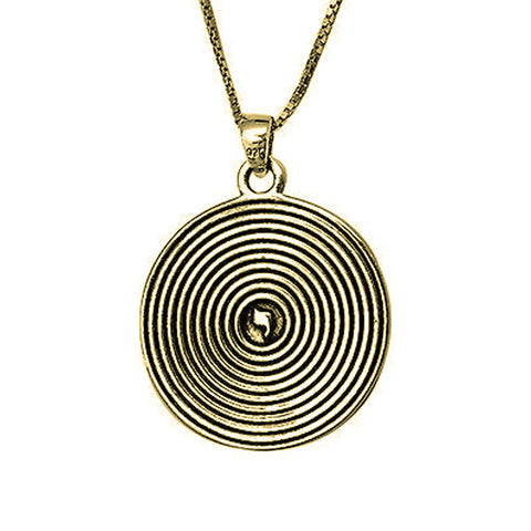 Silver 925 King Solomon Pendant "There is Nothing But God" Kabbalah Amulet