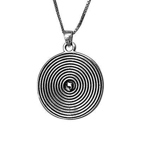 Silver 925 King Solomon Pendant "There is Nothing But God" Kabbalah Amulet