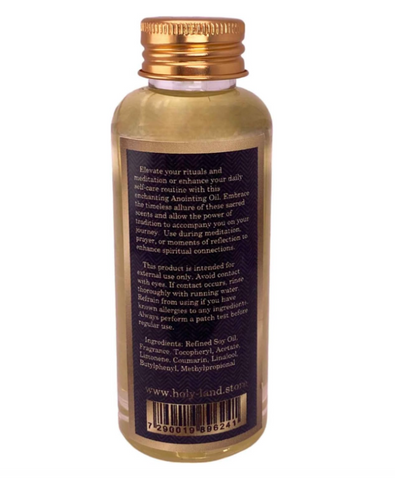 Essential Aromatic Anointing Oil w/ Frankincense Myrrh and Spikenard 4fl.oz - 120ml from Jerusalem Holy Land