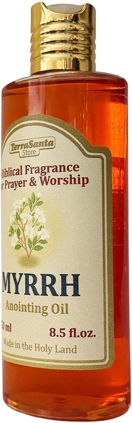 Scripture-inspired myrrh oil for church worship
