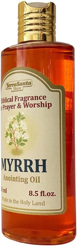 Scripture-inspired myrrh oil for church worship