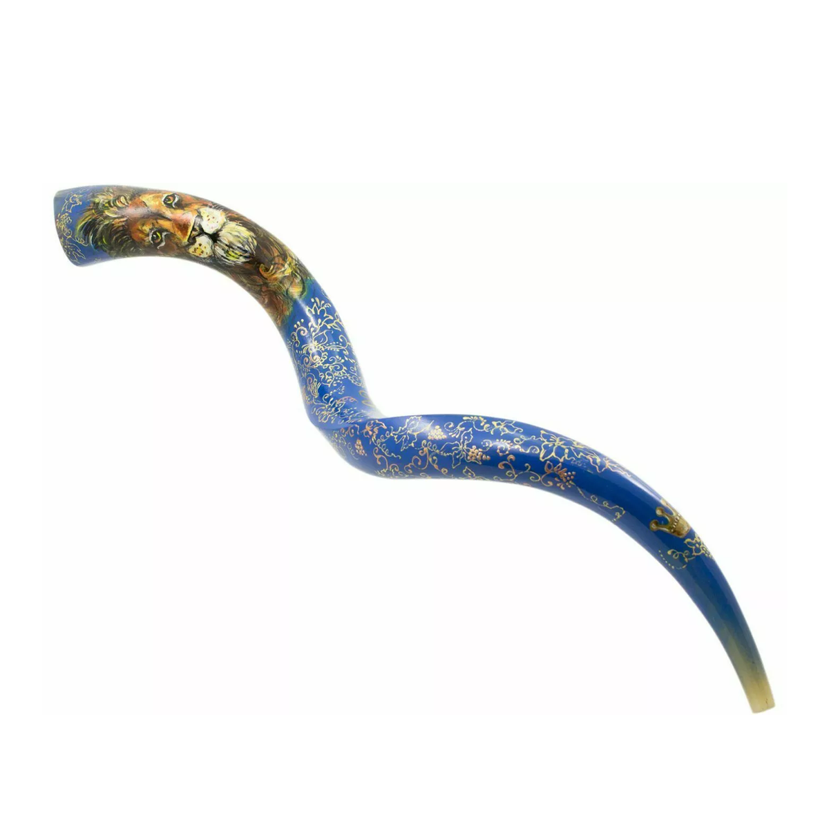 Hand Painted Huge Kudu Kosher Shofar Lion Of Judah Israel Home Decor