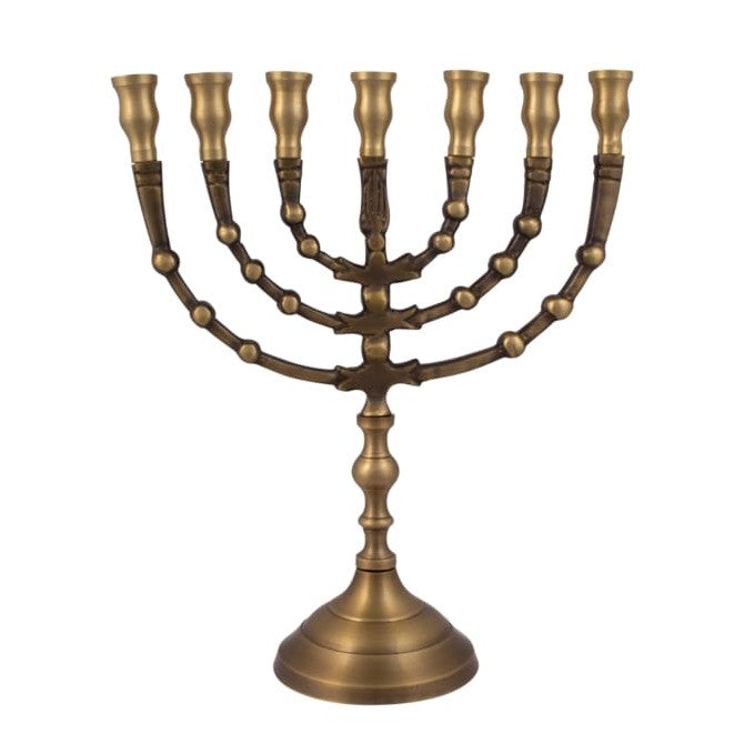 vintage seven branch menorah for altar
