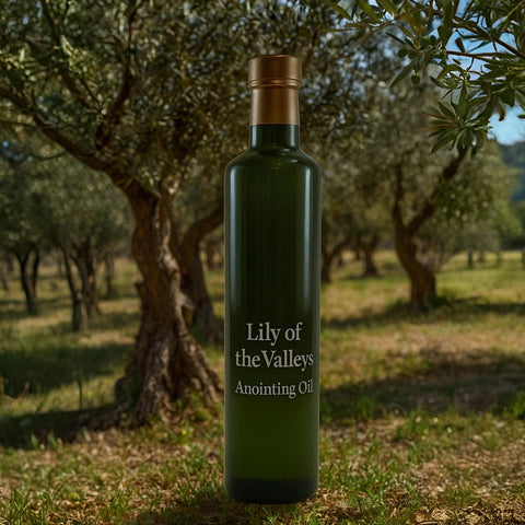 Large Lily of the Valleys Anointing Oil Bottle – Altar & Ministry Use Ein Gedi