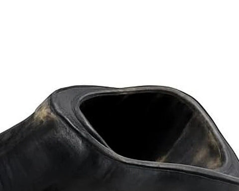 Kosher Ram Horn Shofar from Israel 11" – Polished Black Rosh Hashanah & Yom Kippur