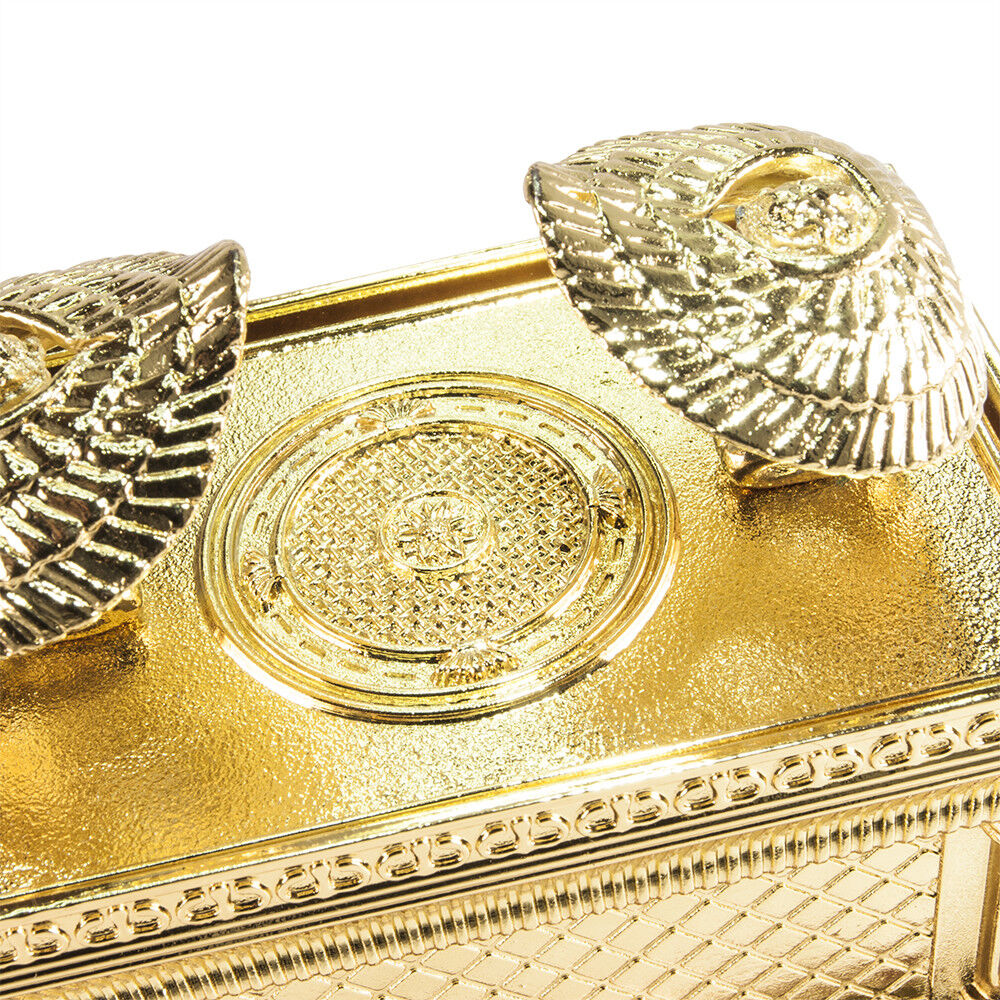 Reverse side of copper plated Ark of the Covenant replica box