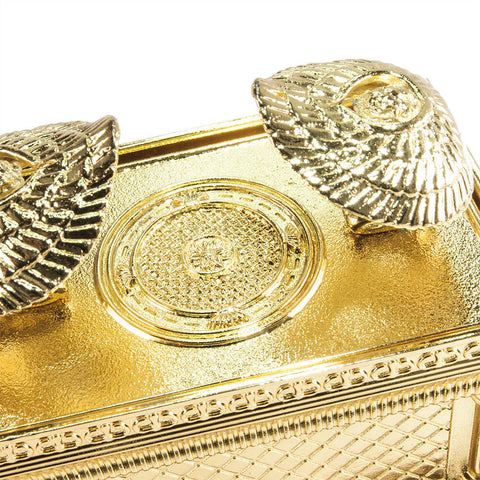 Reverse side of copper plated Ark of the Covenant replica box